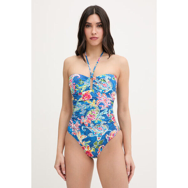 Lauren Ralph Lauren strój kąpielowy jednoczęściowy damski  granatowy 20639218