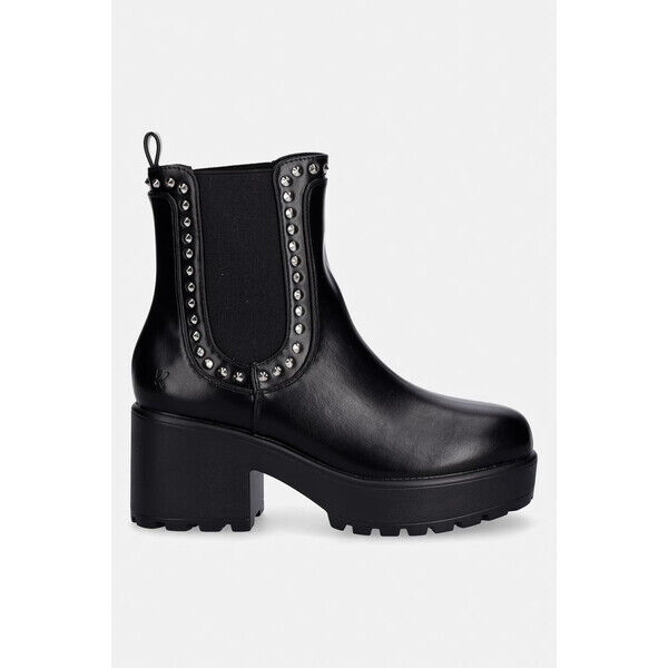 Koi Footwear sztyblety Anise Studded Chelsea Boots  damskie kolor czarny na słupku Anise Studded Chelsea Boots Anise.Studded.Chelsea