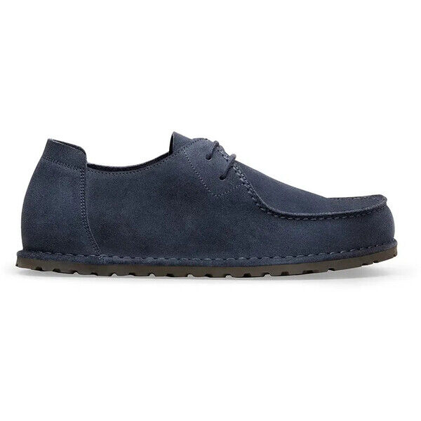 Birkenstock półbuty zamszowe Utti  kolor granatowy 1031468