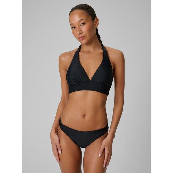 4F Góra od bikini damska - czarna 4FWSS25USWSF082-20S
