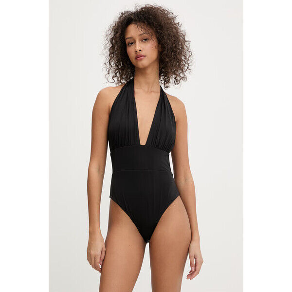 Max Mara Beachwear strój kąpielowy jednoczęściowy damski CALLE  czarny 2616831079600
