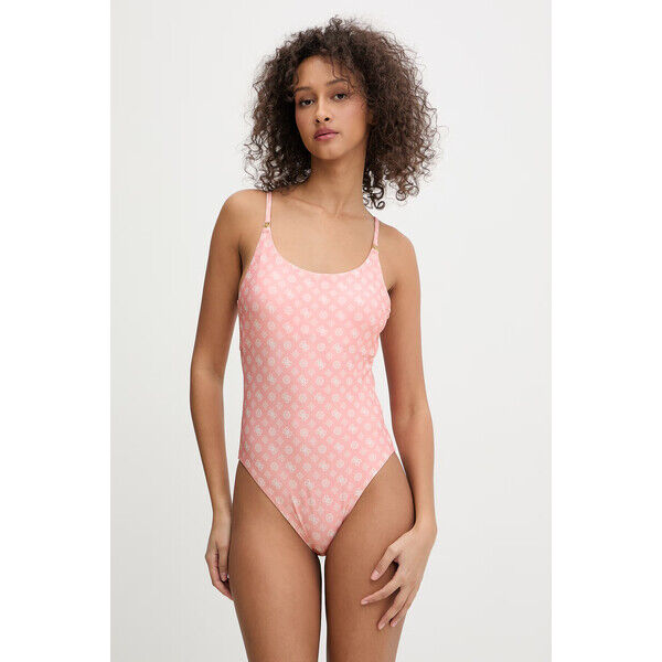 Guess strój kąpielowy jednoczęściowy damski SOLEIL  różowy E6GJ10 MC04R E6GJ10.MC04R