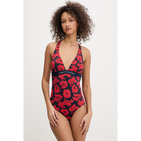 Tommy Hilfiger strój kąpielowy jednoczęściowy damski  granatowy UW0UW06372