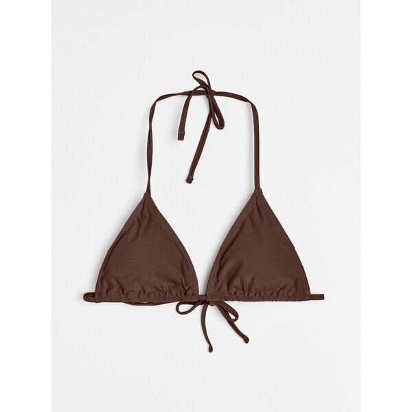 Sinsay Góra od bikini trójkątna wiązana na szyi 414GU-89X