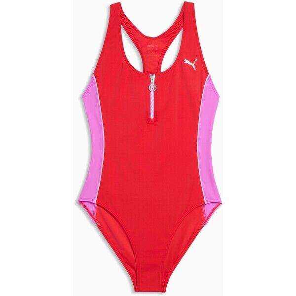 Damski strój kąpielowy PUMA pink / red