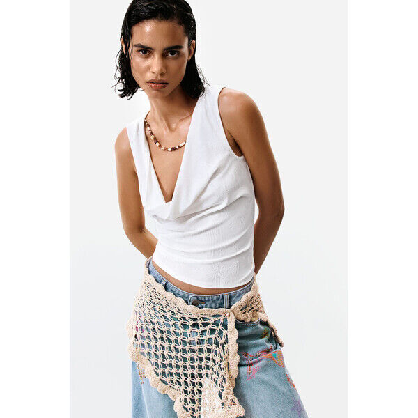 Desigual Krótki szydełkowy pareo 26SADA351001U