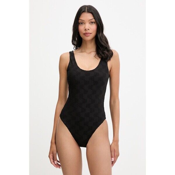HUGO strój kąpielowy jednoczęściowy damski Terry mono_swimsuits  czarny 50561075
