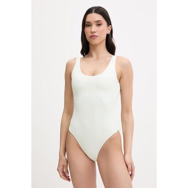 Calvin Klein strój kąpielowy jednoczęściowy damski  zielony LV00Q61205