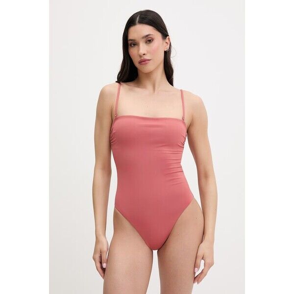 Calvin Klein strój kąpielowy jednoczęściowy damski  różowy LV00Q62709