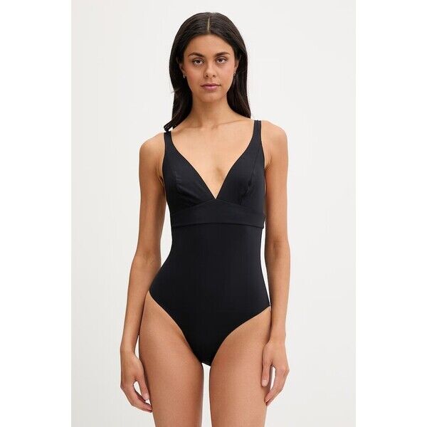 Max Mara Beachwear strój kąpielowy jednoczęściowy damski CAMBUSA  czarny 2616831019600