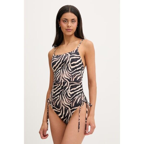 HUGO strój kąpielowy jednoczęściowy damski FANCY_Swimsuits  czarny 50561286