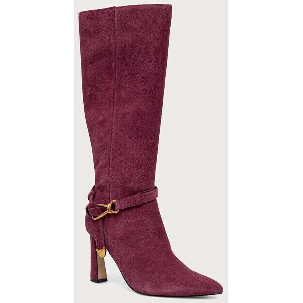 Steve Madden kozaki damskie zamszowe Sirrens  bordowe 11004776 11004776.DYQ