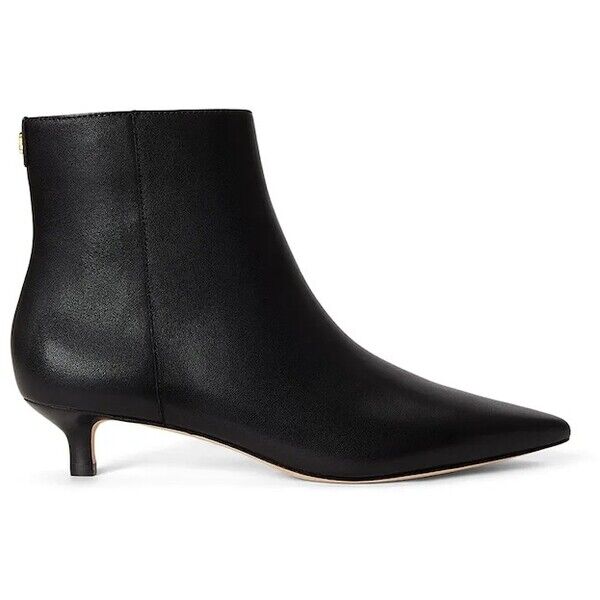 Lauren Ralph Lauren botki na szpilce damskie skórzane Frncsa Bt Hl  czarne 802P15721001 802P15721001.001
