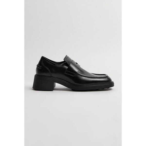 Miista loafersy skórzane Amelia  czarne E8_4342 E8.4342