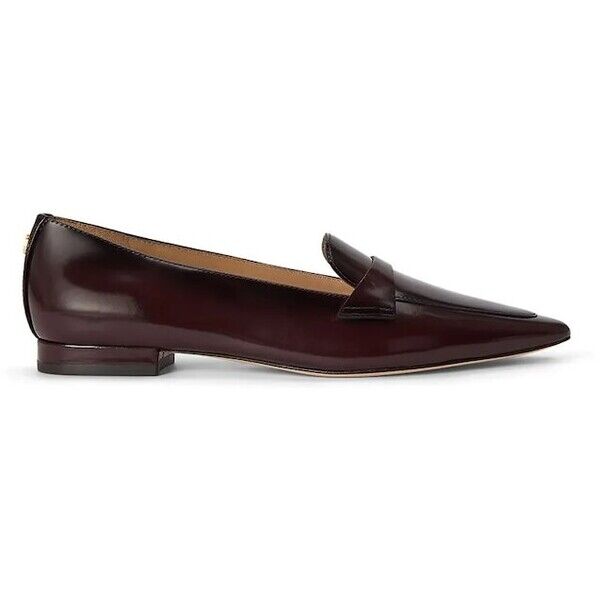 Lauren Ralph Lauren mokasyny damskie skórzane Audri Loafer  bordowe 802P16900003 802P16900003.600