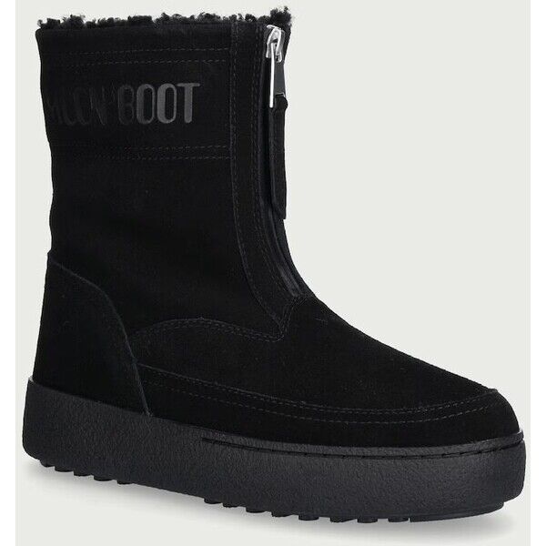 Moon Boot MB LTRACK LARA śniegowce damskie zamszowe  czarne 80D2450250 N001 80D2450250.N001