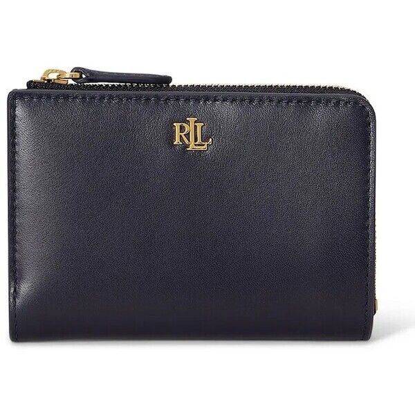 Lauren Ralph Lauren portfel damski skórzany  granatowy 432P16735