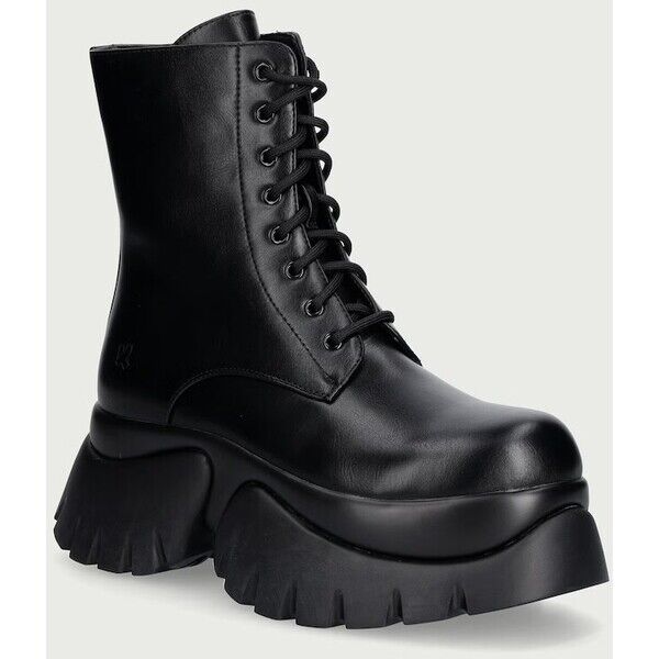 Koi Footwear workery damskie Rancor Lace up Monster Boots  czarne RANCOR Rancor.Black