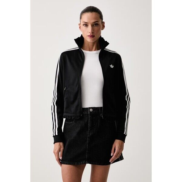 adidas Originals bluza rozpinana damska Pleated Firebird  czarna LG4308