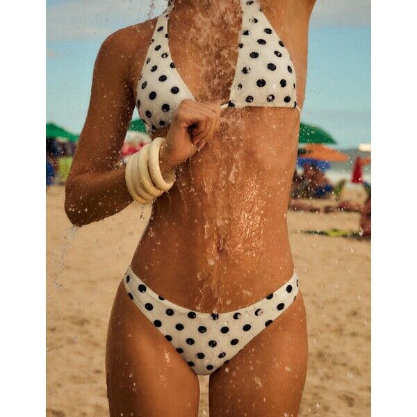 bershka Figi od bikini w kropki