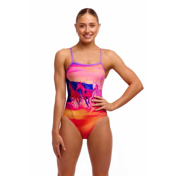 Damski strój treningowy Funkita Single Strap Go Riding