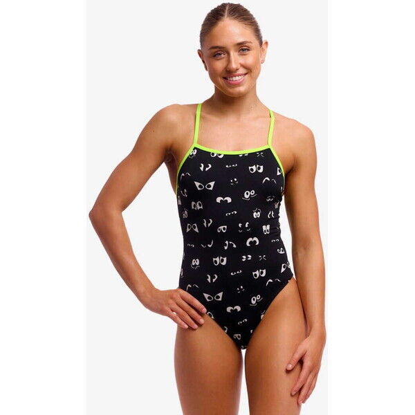Funkita - Ladies Tie Me Tight One Piece Eye Spy