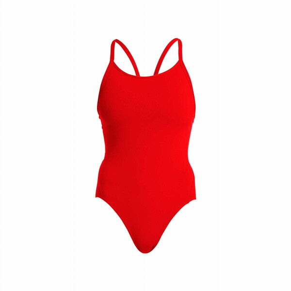 Jednoczęściowy strój treningowy Funkita - Diamond Back One Piece - Still Red