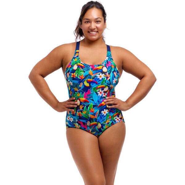 Funkita / Funky Trunks Strój kąpielowy Funkita Form Birdie Wordie Brace Me Back 9334722645494