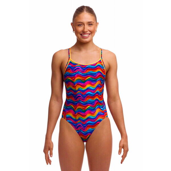 Menstruacyjny kostium pływacki damski Funkita - Diamon Back Secure - Plastic Fantastic