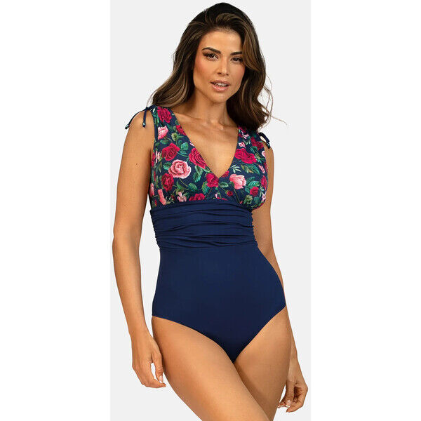 Feba Damski kostium kąpielowy plus size F232A/927 Róża F232A/927/26