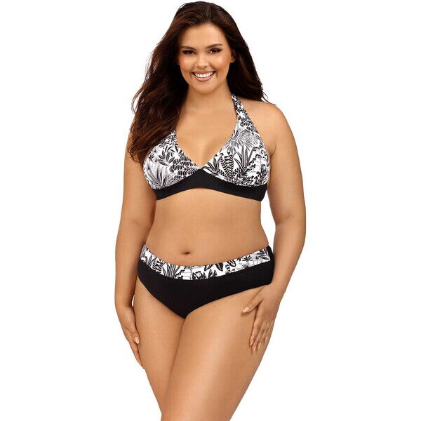Lorin Strój kąpielowy dwuczęściowy z kolekcji Plus Size z miękką miską L1206 8040-60468