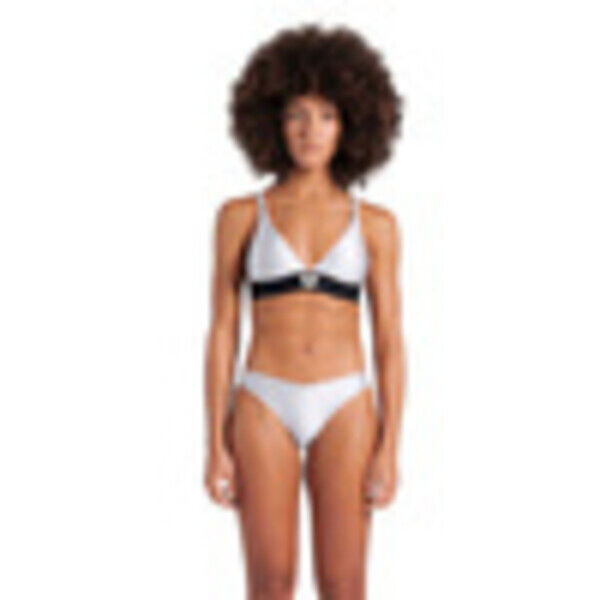 Strój kąpielowy damski Arena Women's Logo Tape Bikini Triangle Silver 007060550