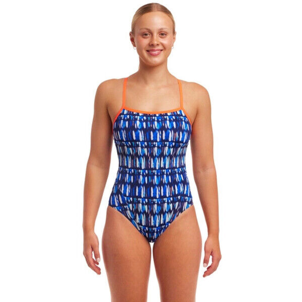 FUNKITA Strój kąpielowy damski jednoczęściowy SINGLE STRAP ONE PIECE perfect teeth FS15L71735
