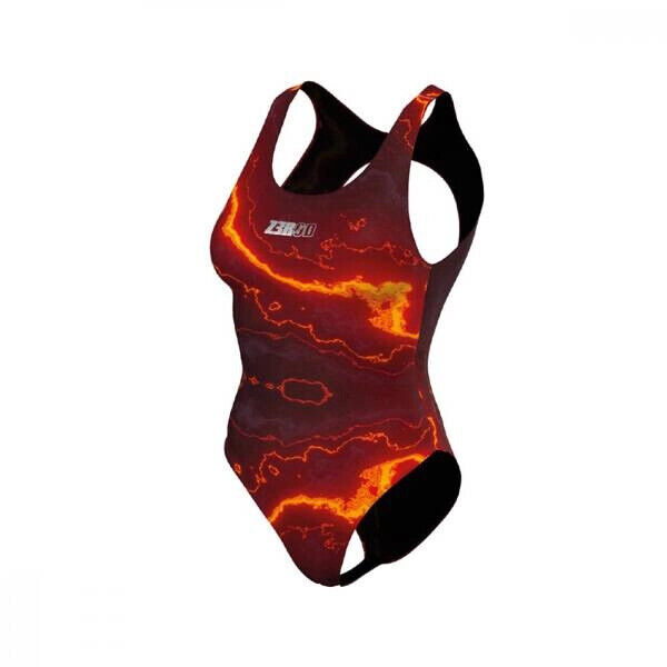 ZEROD Strój kąpielowy damski jednoczęściowy ONE PIECE SCULPT lava 22SW1SCU