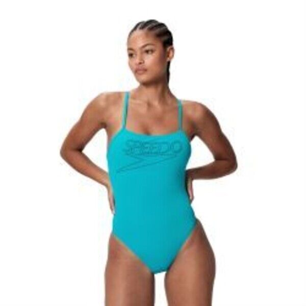 Strój kąpielowy damski Speedo End+ Logo Thin Strap 8-A000115007