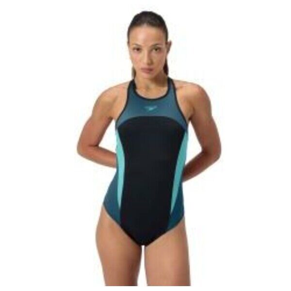 Strój kąpielowy damski Speedo Hghnck Splc Xbck 8-00425016009