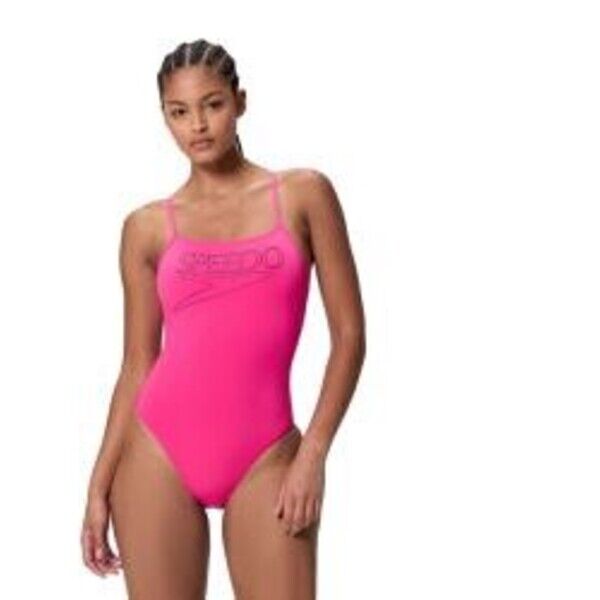 Strój kąpielowy damski Speedo End+ Logo Thin Strap 8-A000115006