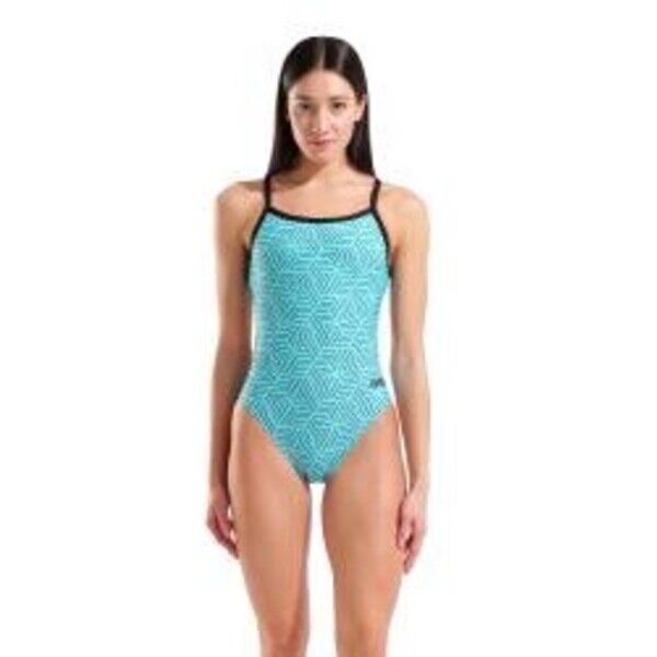 Strój kąpielowy damski Arena Allover Swimsuit Challenge Back 011886/850