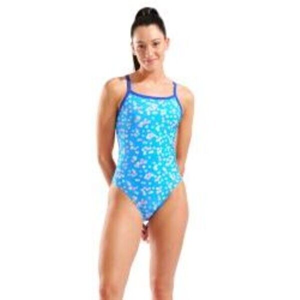 Strój kąpielowy damski Arena Flowers Swimsuit Challenge Back 010714/880