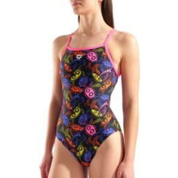 Strój kąpielowy damski Arena Sea Turtles Swimsuit Lightdrop Back 010221/509