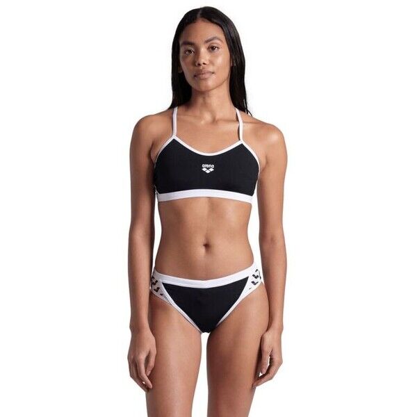 Strój kąpielowy dwuczęściowy damski Arena Icons Bikini Cross Back Solid 005037/510