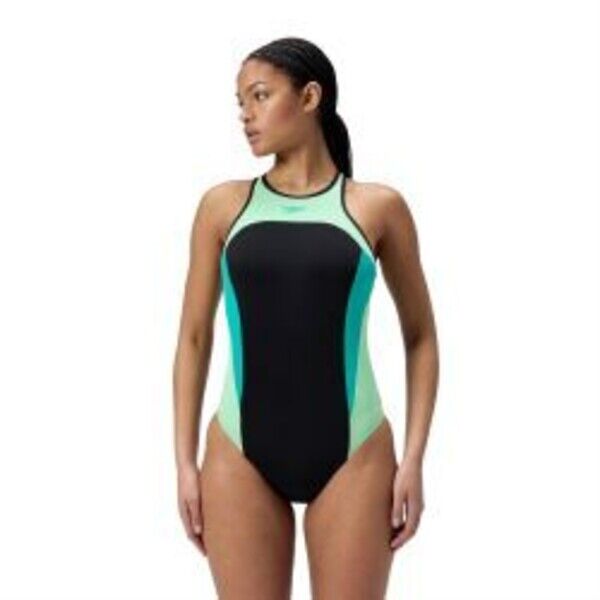 Strój kąpielowy damski Speedo Hghnck Splc Xbck 1Pc 8-00425016569