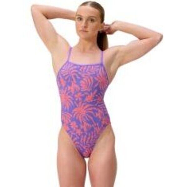 Strój kąpielowy damski Speedo Fl Printed Web Back Af 8-00477418758