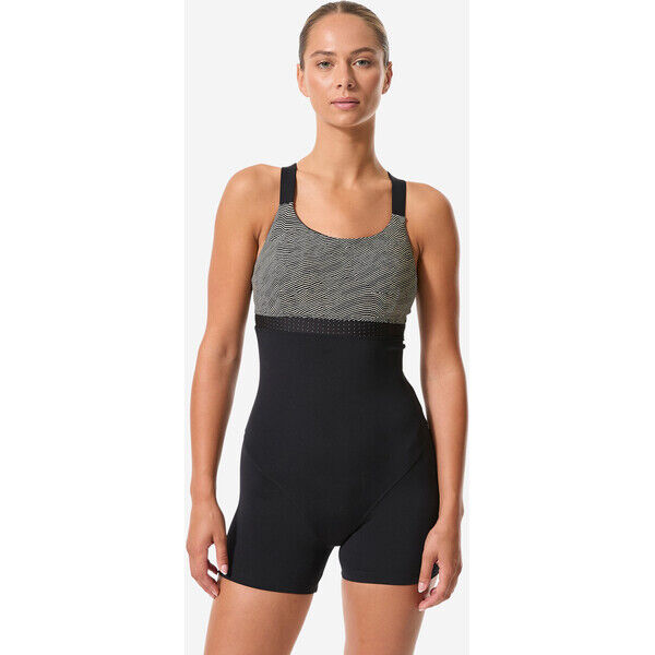 Decathlon Strój jednoczęściowy do gimnastyki w wodzie/aquabike damski Nabaiji Elea Sono