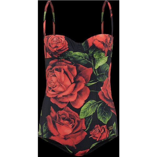 Dolce & Gabbana CZARNY Jednoczęściowy kostium kąpielowy