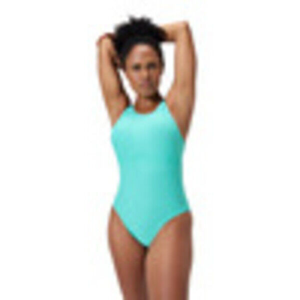 Strój kąpielowy jednoczęściowy damski na basen Speedo Solid High Neck 8-00390616243