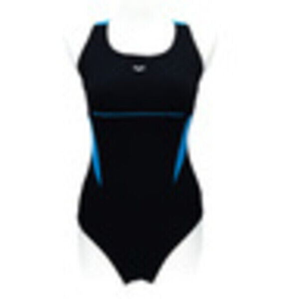Strój kąpielowy damski Arena Women's Bodylift Vivein Light Cross Back One Piece Black Turquoise 2A9045850