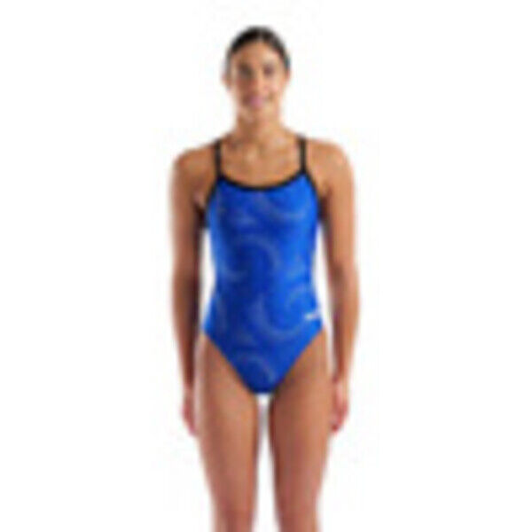 Strój kąpielowy damski Arena Women's Fireflow Swimsuit Challenge Black Team Royal 010154200