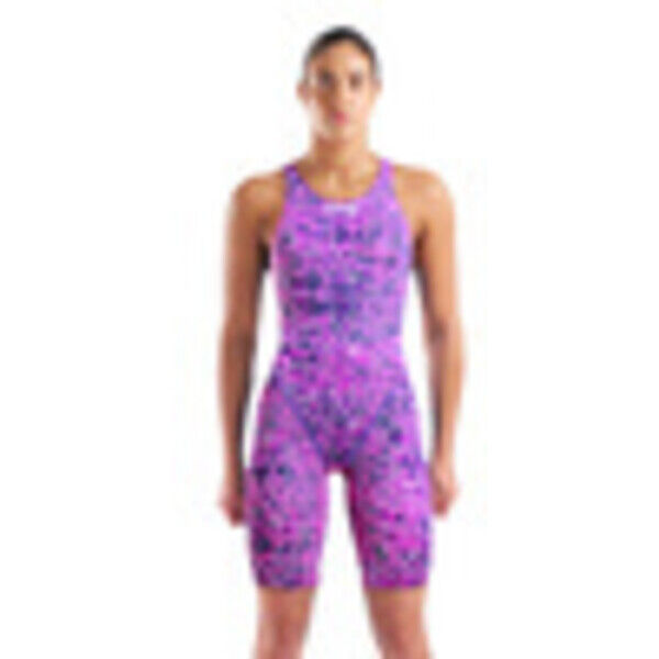 Strój startowy pływacki damski Arena Powerskin St Next Open Back Snake Pink 006349206