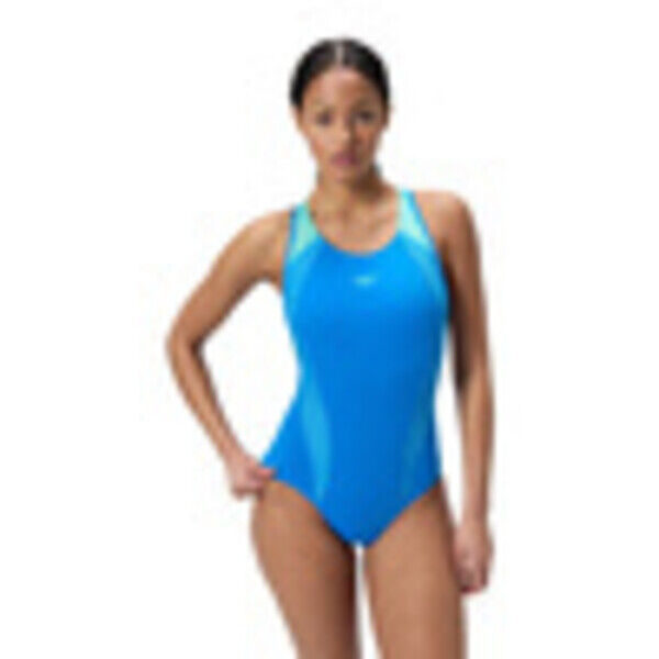 Strój kąpielowy jednoczęściowy damski na basen Speedo Laneback Blue 8-00305418661